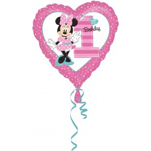 Palloncino Minnie Forever Rosa tondo 17/43cm in Mylar