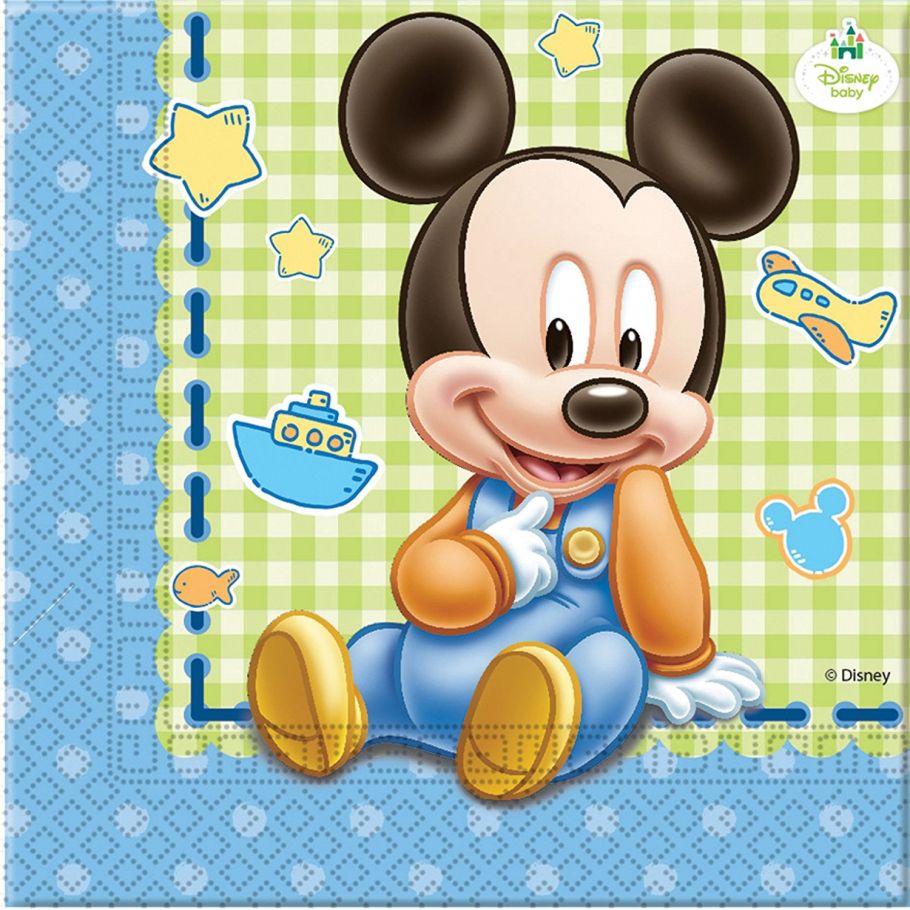 Palloncino foil 1 anno Topolino Mickey Mouse -7A3434301